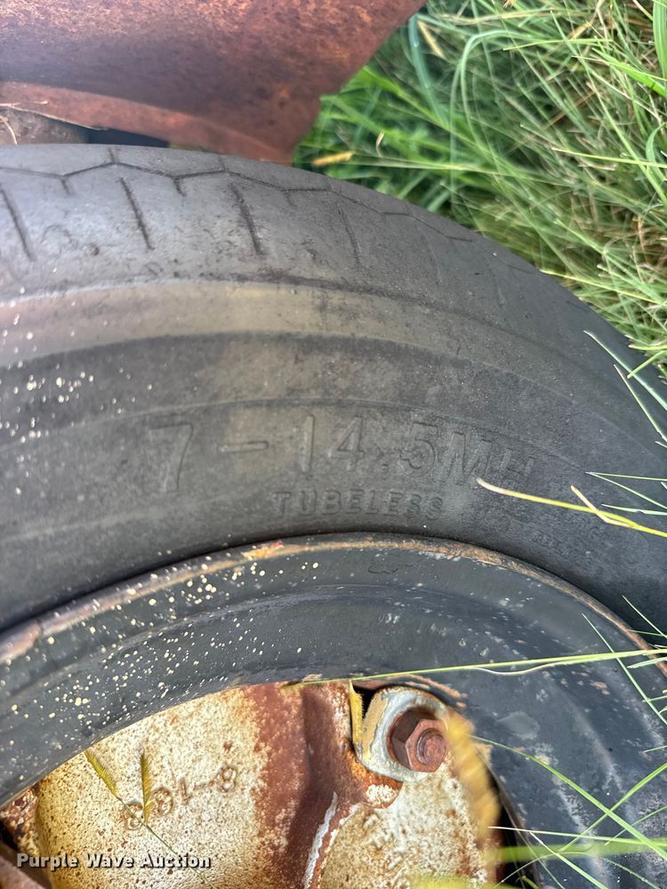 image for item EU6019 1992 Shop built flatbed trailer