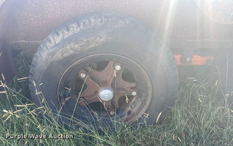 image for item EU6019 1992 Shop built flatbed trailer
