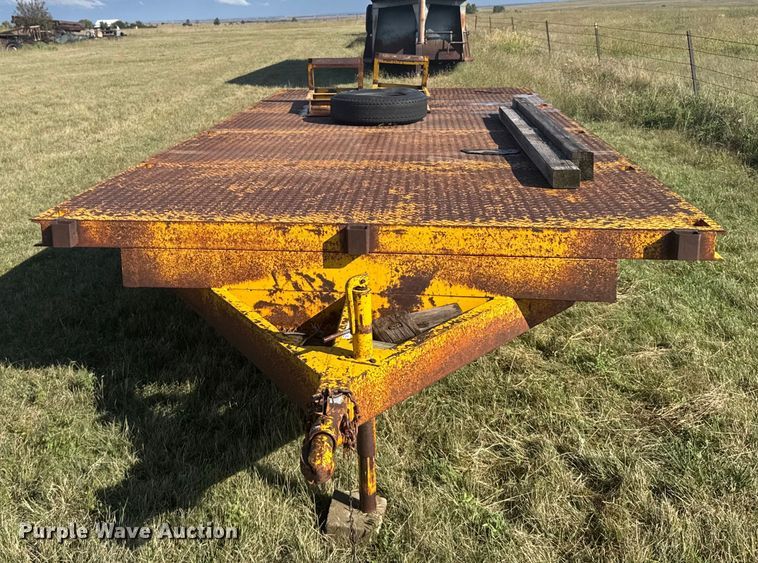 image for item EU6020 1997 Shop built equipment trailer