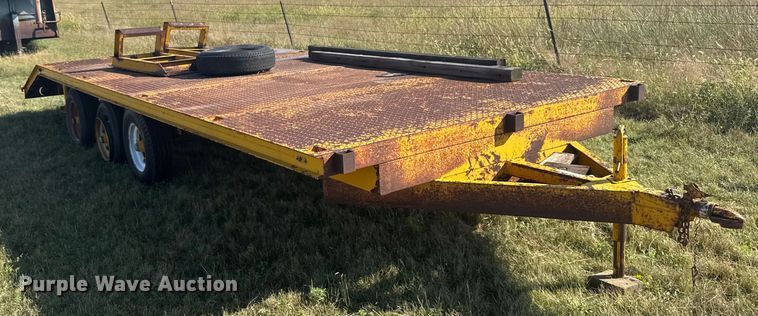 image for item EU6020 1997 Shop built equipment trailer