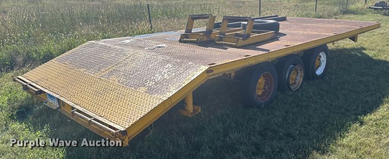 image for item EU6020 1997 Shop built equipment trailer