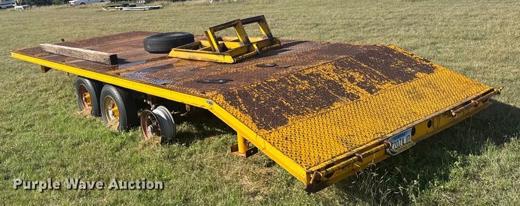 image for item EU6020 1997 Shop built equipment trailer