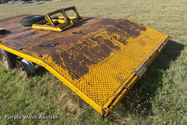 image for item EU6020 1997 Shop built equipment trailer