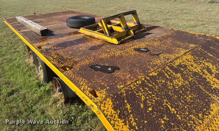 image for item EU6020 1997 Shop built equipment trailer