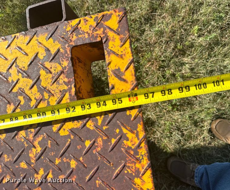 image for item EU6020 1997 Shop built equipment trailer