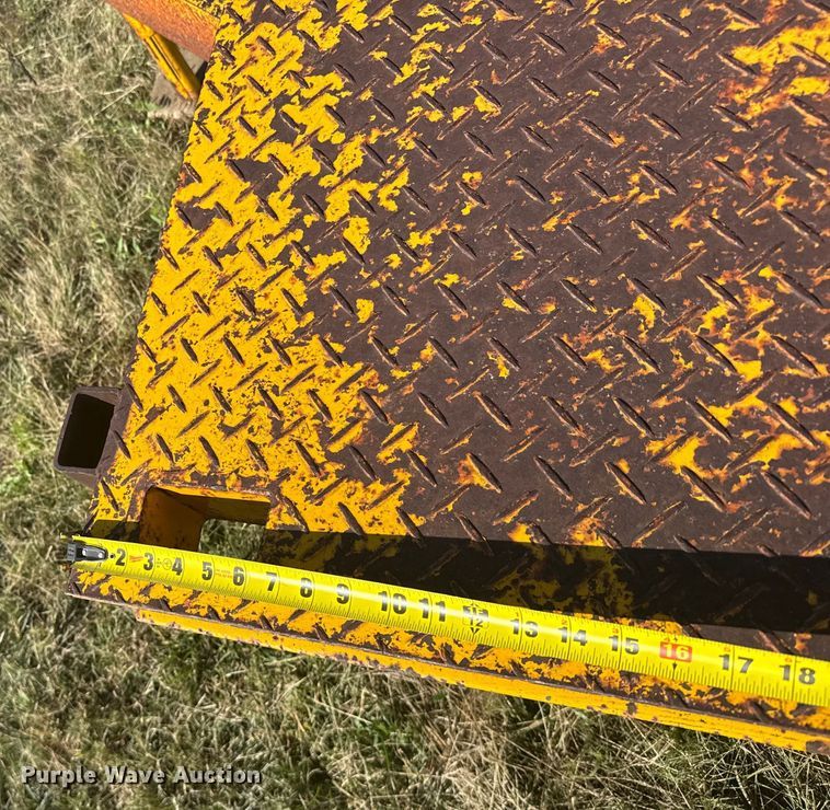 image for item EU6020 1997 Shop built equipment trailer