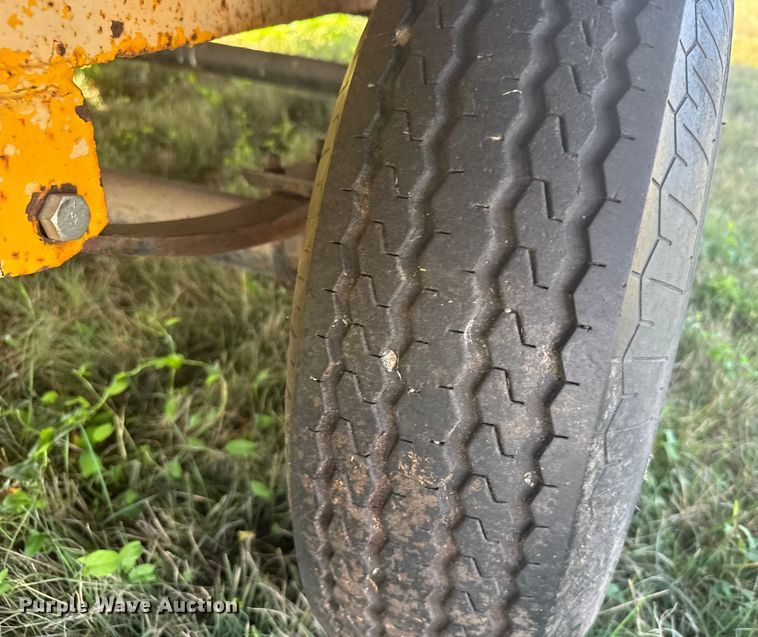 image for item EU6020 1997 Shop built equipment trailer