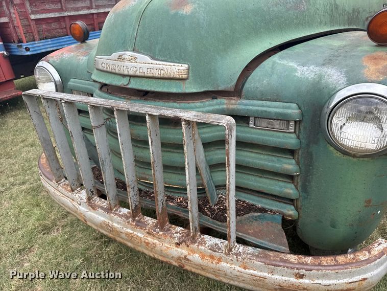 image for item EU6024 1948 Chevrolet flatbed truck