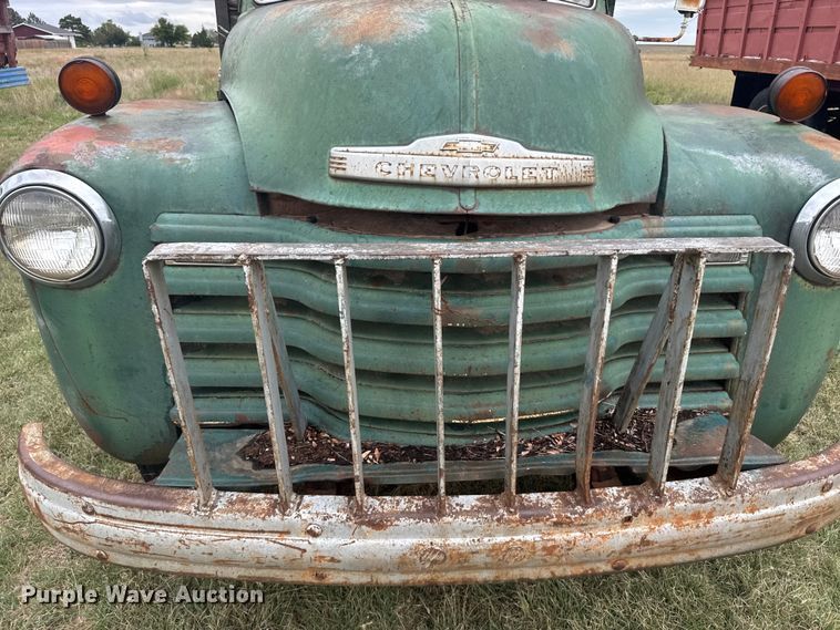 image for item EU6024 1948 Chevrolet flatbed truck