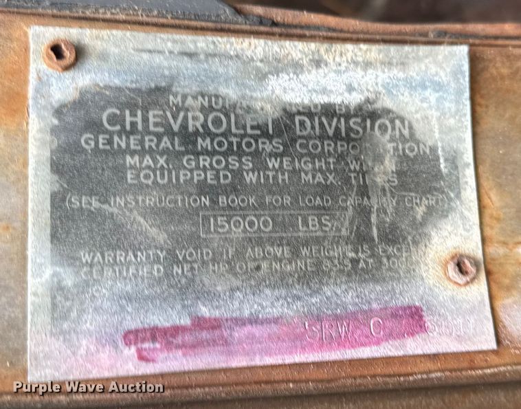 image for item EU6024 1948 Chevrolet flatbed truck