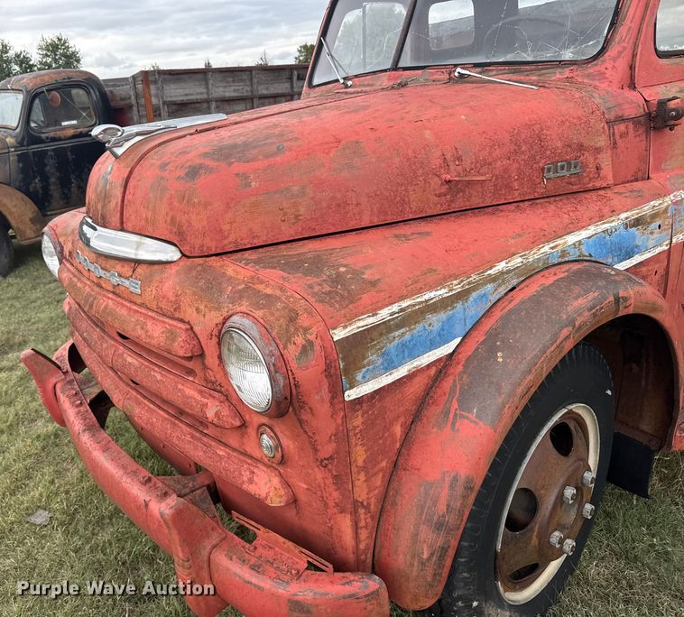 image for item EU6025 1948 Dodge flatbed truck