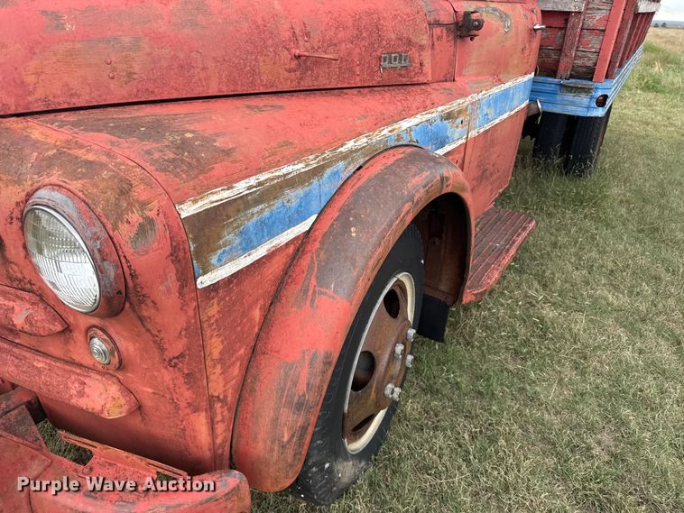 image for item EU6025 1948 Dodge flatbed truck