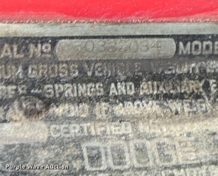 image for item EU6025 1948 Dodge flatbed truck