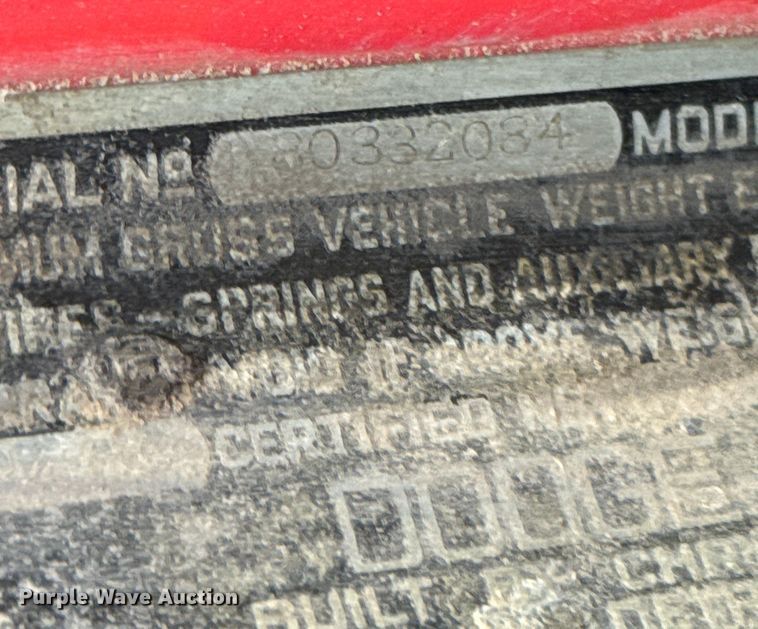 image for item EU6025 1948 Dodge flatbed truck