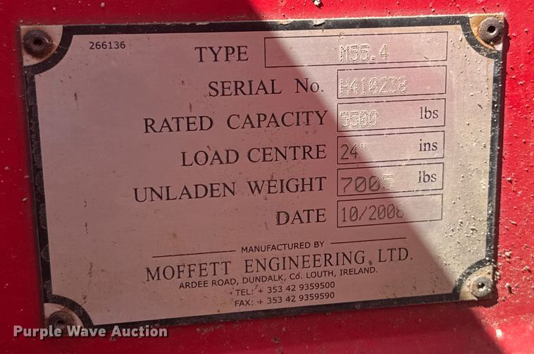 image for item EV1883 2008 Moffett M55.4 forklift