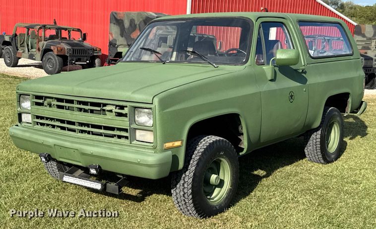 image for item EV1890 1986 Chevrolet M1009 SUV