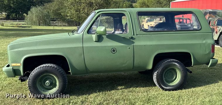 image for item EV1890 1986 Chevrolet M1009 SUV