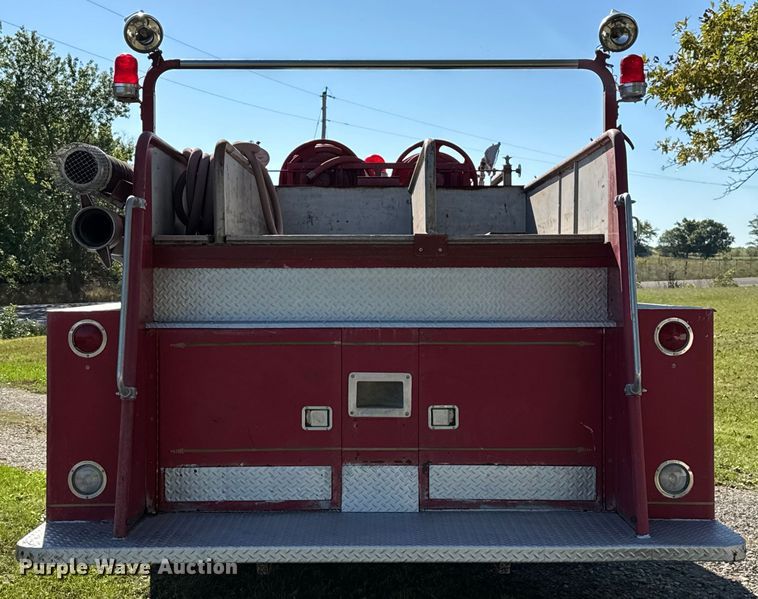 image for item EV1951 1973 Ford F750 pumper fire truck