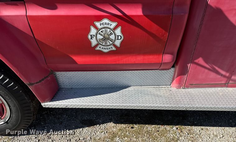 image for item EV1951 1973 Ford F750 pumper fire truck