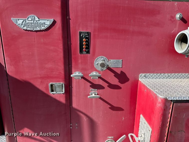 image for item EV1951 1973 Ford F750 pumper fire truck