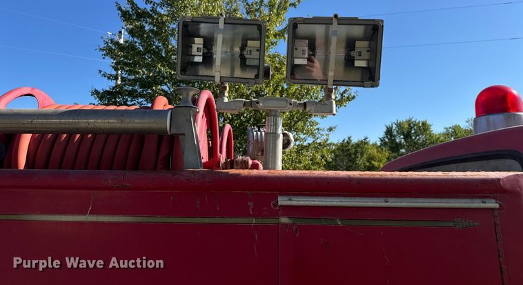 image for item EV1951 1973 Ford F750 pumper fire truck