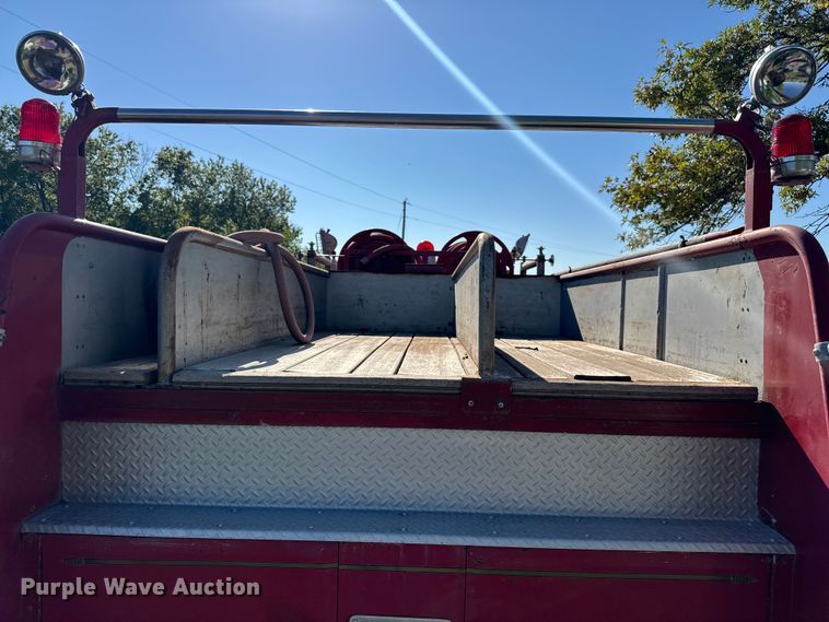 image for item EV1951 1973 Ford F750 pumper fire truck