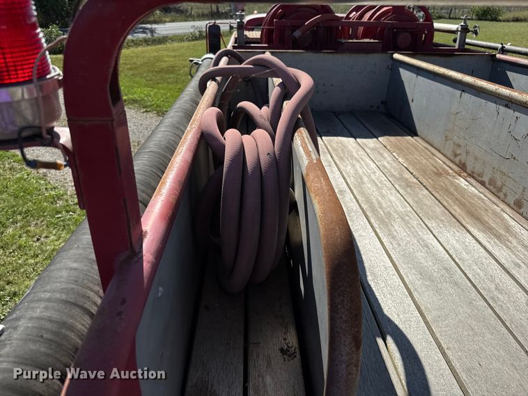 image for item EV1951 1973 Ford F750 pumper fire truck