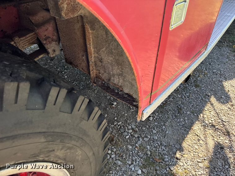 image for item EV1951 1973 Ford F750 pumper fire truck