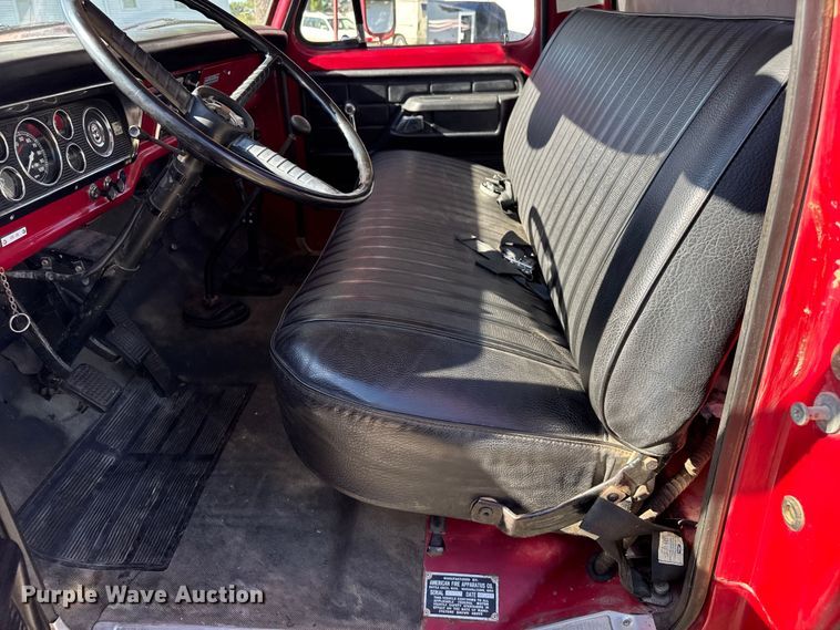 image for item EV1951 1973 Ford F750 pumper fire truck