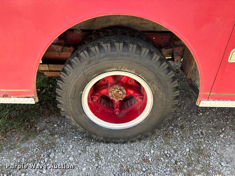 image for item EV1951 1973 Ford F750 pumper fire truck