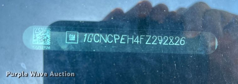 image for item EV3009 2015 Chevrolet Silverado pickup truck