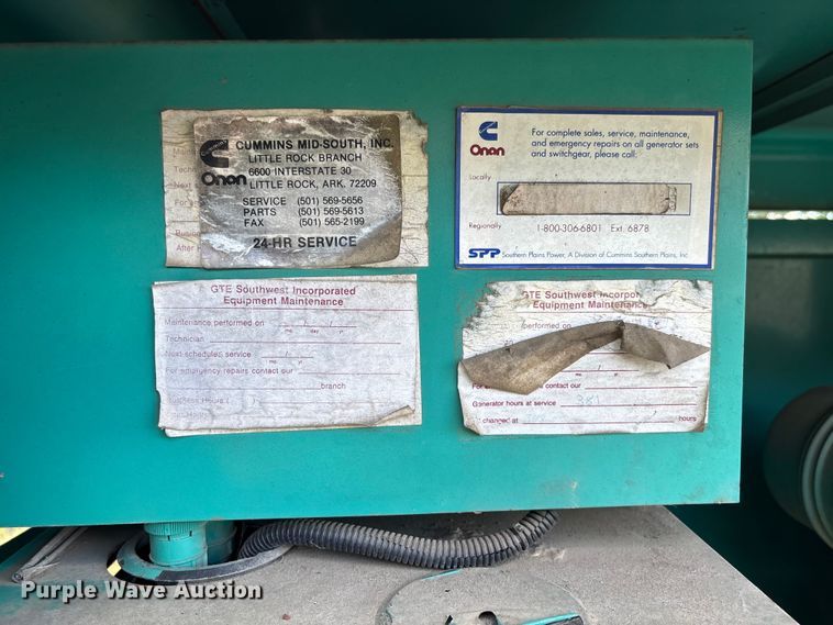 image for item EV3013 Onan 33.0DL4B-15R/27478B generator