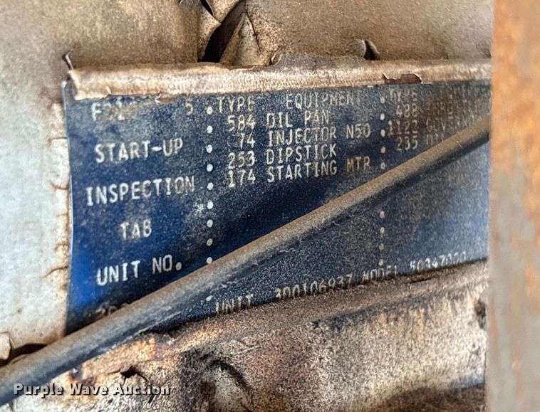 image for item EV3020 Stewart and Stevenson Services generator