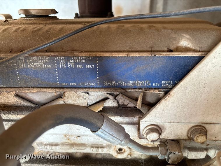 image for item EV3020 Stewart and Stevenson Services generator