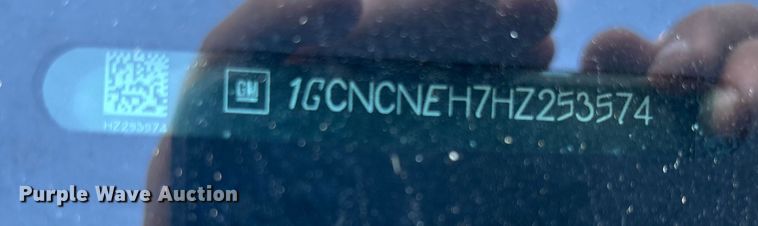 image for item EV3031 2017 Chevrolet Silverado 1500 pickup truck