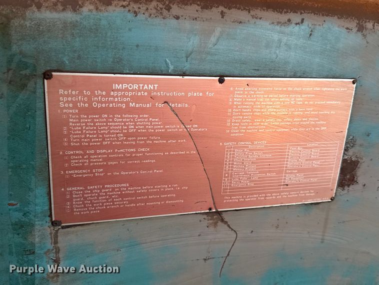 image for item GH9367 Mazak M5 1500 CNC lathe