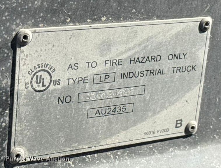 image for item GH9377 2016 UniCarriers PF50 forklift