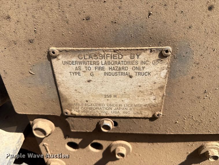 image for item GH9386 TCM FG30N5T forklift