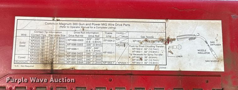 image for item GH9391 Lincoln Power Mig 350MP welder