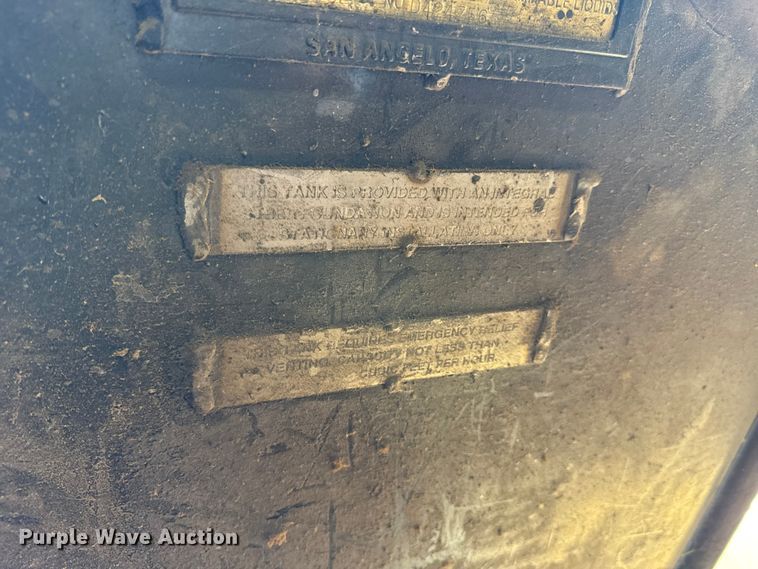 image for item GH9395 Wendland oil tank