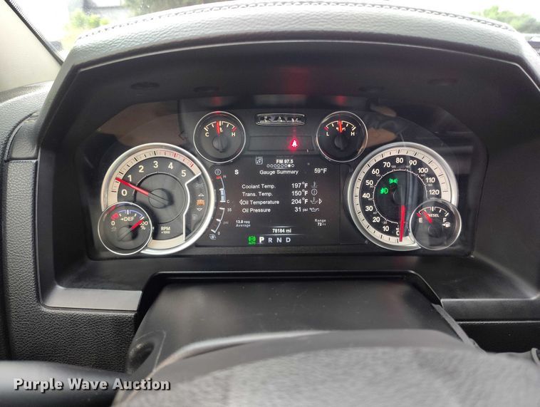 image for item IP9662 2018 RAM 2500 Laramie Crew Cab pickup truck