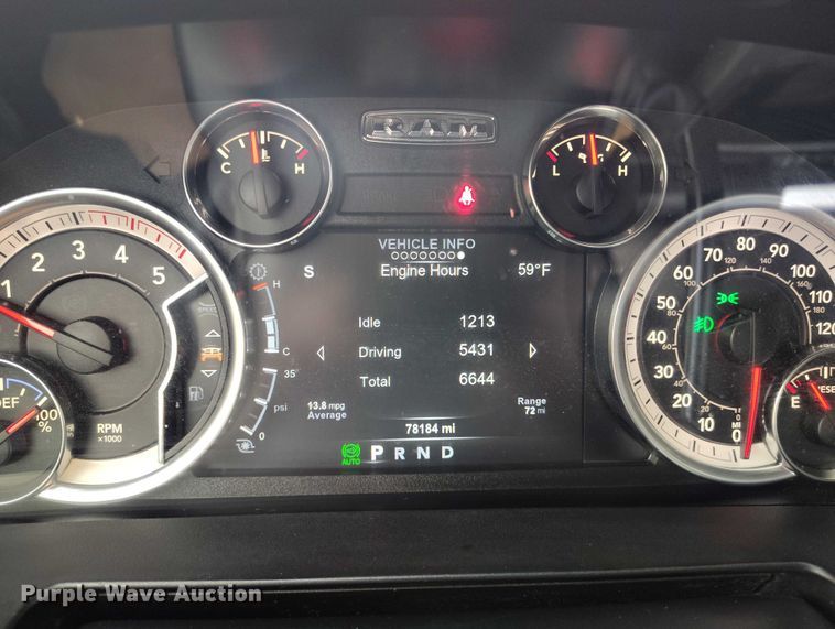 image for item IP9662 2018 RAM 2500 Laramie Crew Cab pickup truck