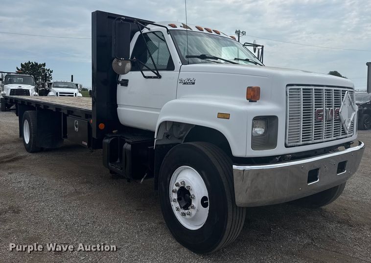 image for item NU9660 1996 GMC Top Kick flatbed truck