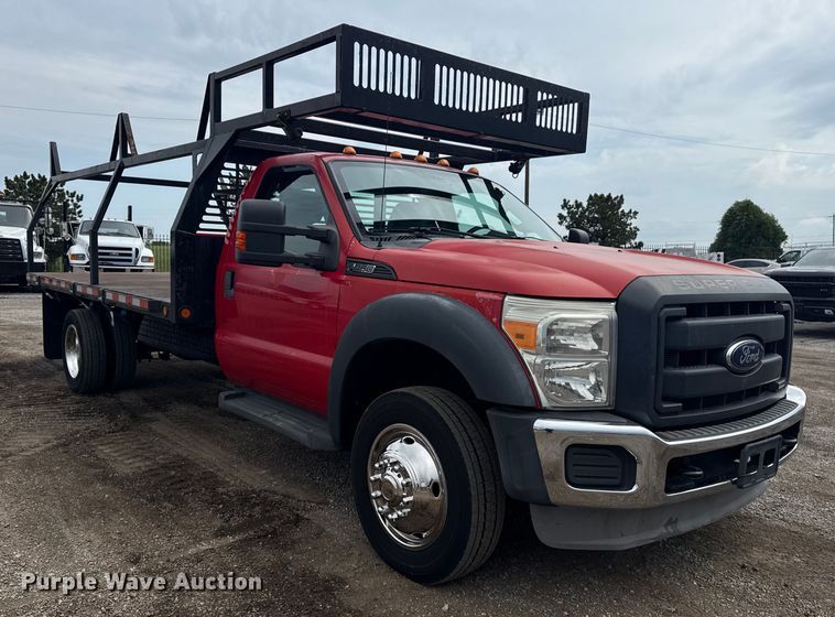 image for item NU9664 2012 Ford F450 Super Duty flatbed truck