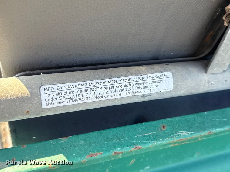 image for item NU9705 2009 Kawasaki Mule 4000 utility vehicle