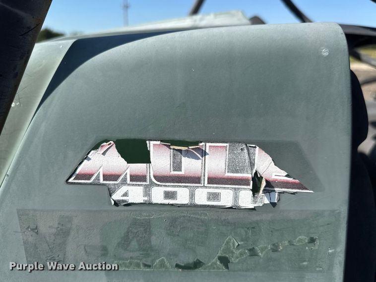 image for item NU9705 2009 Kawasaki Mule 4000 utility vehicle
