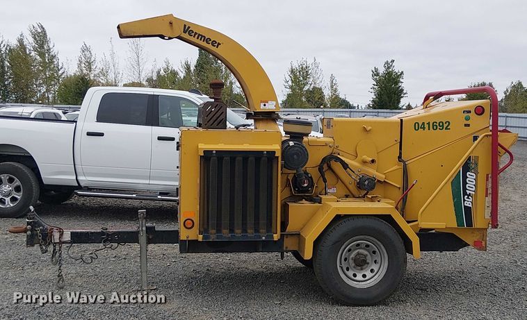 image for item YA1109 2017 Vermeer BC1000XL wood chipper