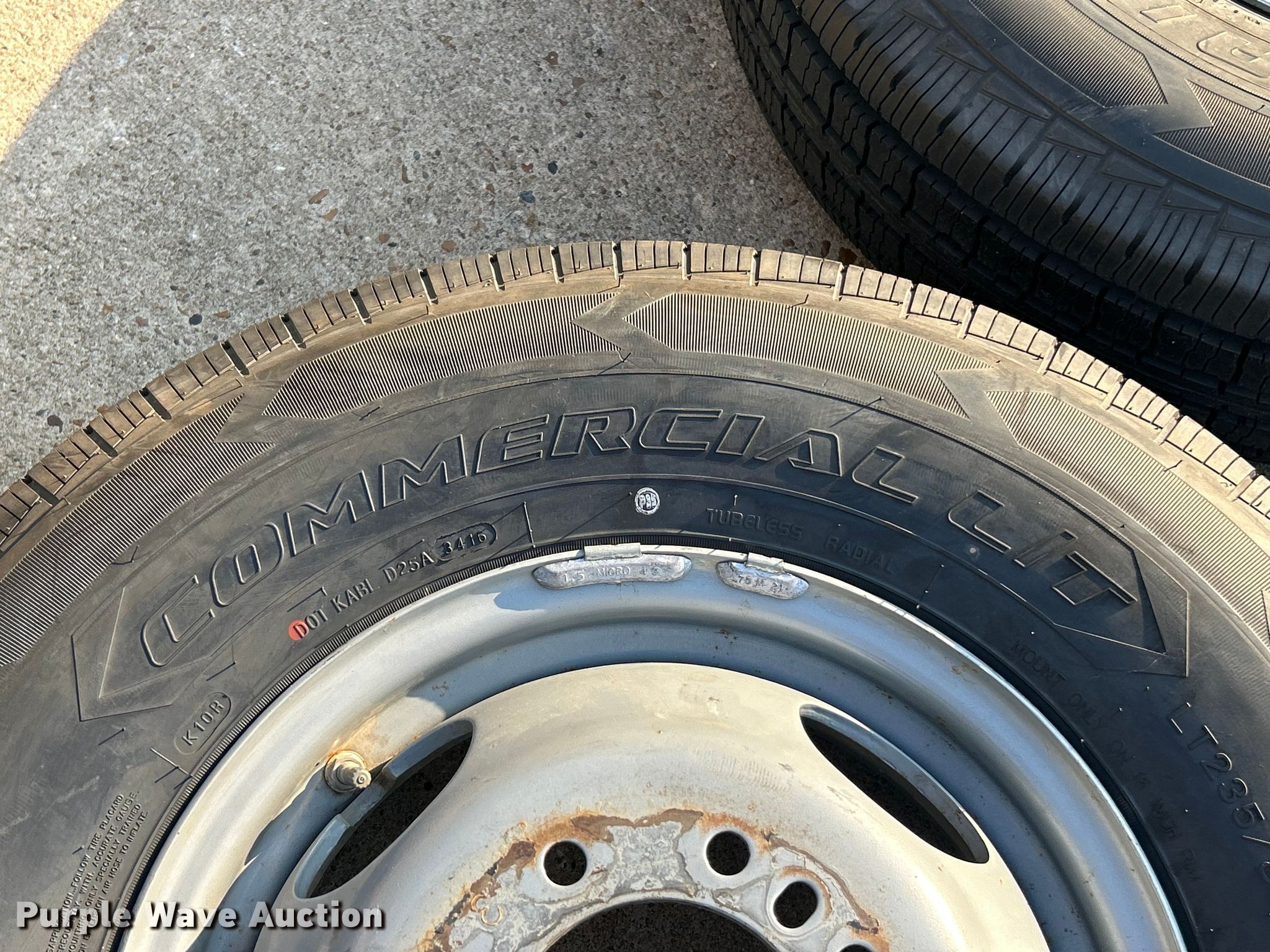 (4) 235/85R16 Wild Trail Commercial L/T tires and wheels in Defiance ...