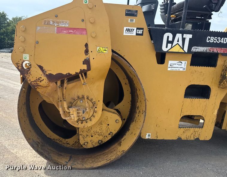 image for item DJ7802 2007 Caterpillar CB-534D XW double drum vibratory roller