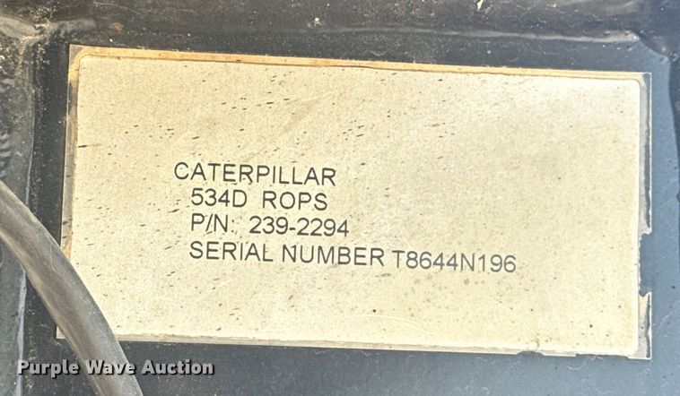 image for item DJ7802 2007 Caterpillar CB-534D XW double drum vibratory roller